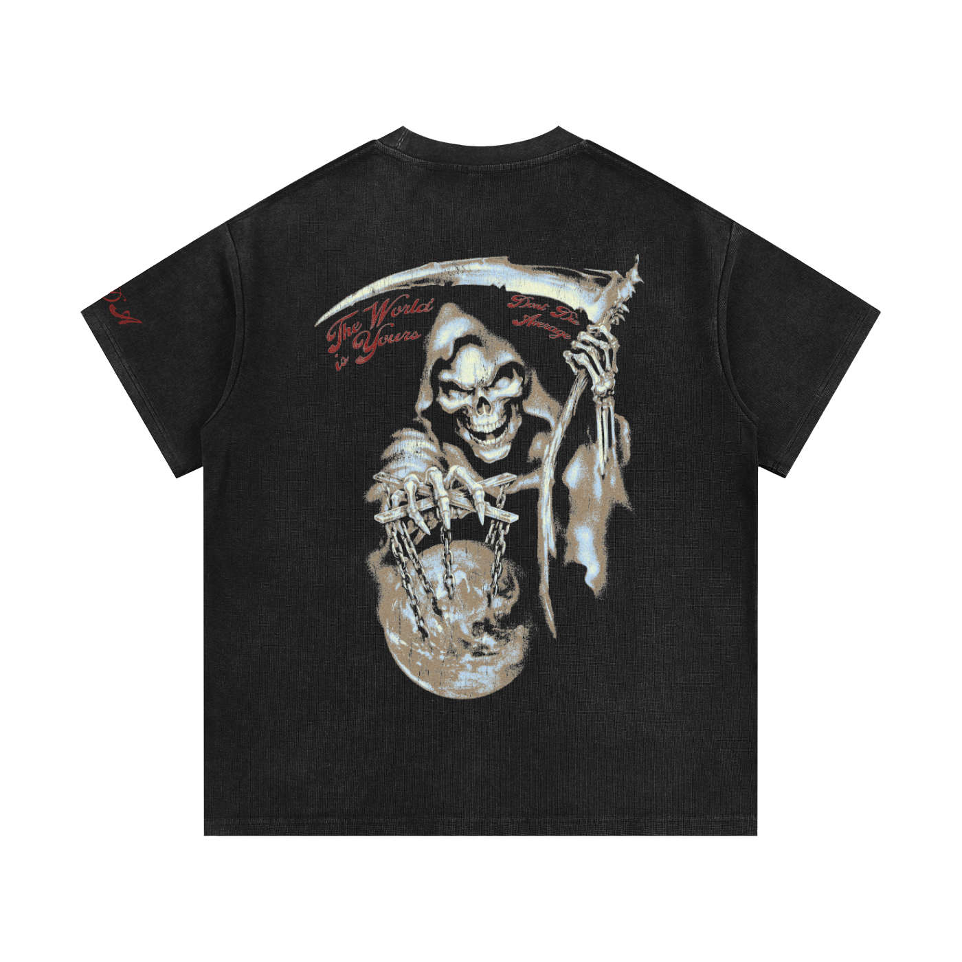 THE WORLD IS YOURS DDA Waffle Knit Tee